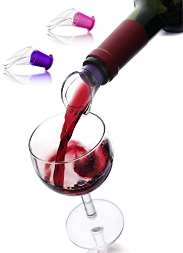 Vacu Vin – 18541612 Weinausgießer pink/ lila 2er Set - 2