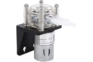 FTVOGUE Peristaltikpumpe mit großem Durchfluss Korrosionsbeständige Dosierpumpe 500 ml/min(12V)