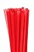 Produktbild 1000x JUMBO Trinkhalme - 8x250mm in verschiedenen Farben, Farbe:Rot