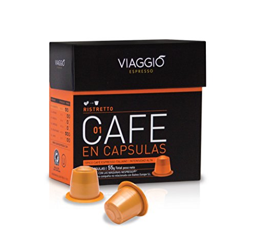 Preisvergleich Produktbild VIAGGIO ESPRESSO Capsules Compatibles Nespresso - Ristretto