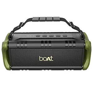 boAt Stone 1400 30 Watt 1.0 Channel Truly Wireless Bluetooth Outdoor Speaker (Army Green)