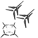 Produktbild Wokee 4PCs Carbon Fiber 9450 Propeller CW/CCW 3-blatt Prop Für DJI Phantom 1 2 3 Propeller CW/CCW Propeller
