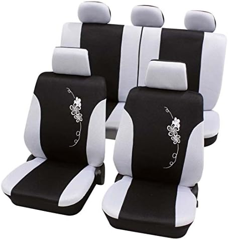 Faszination 82506, car seat covers, complete set, black, white