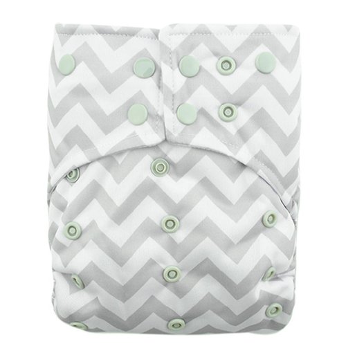 Alva Baby AI2 Color Snap Reuseable Washable Pocket Cloth Nappy With 2 Liners CS33-EU