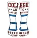 Produktbild longkouishilongsheng Hohe Socken Outdoor Sports Men Women High Socks Stocking Sports League College Team Jersey Design Athletic East Coast Pittsburgh Pennsylvania Tile Length 19.7"(50cm)