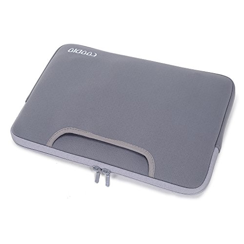 Coodio® Universal 13.3 Zoll Laptophülle Aktentasche Handtasche + Zubehör Tasche für Apple Macbook Air, Macbook Pro Retina (Fit all 13.3 inch ultrabook laptop notebook) – Farbe Grau - 3