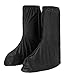 Produktbild Motorrad-Regenkleidung für Herren, Regen-Überschuhe, Farbe: schwarz, mit seitlichem Reißverschluss, Größe: 44-45
