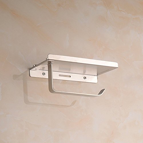 Aothpher Wand-Toilettenpapierhalter Telefonborad,Edelstahl rostfrei,glanzpoliert,Chrom und Antirutsch - 2