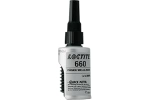 Loctite Henkel 267328660 Composé de rétention en métal Rapide Haute résistance pour Le Remplissage d'espaces, 50 ML, Argenté.