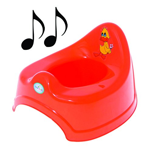 Potty Training - Musical Potty For Toddlers Easy To Clean (Red)