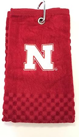PRG Americas NCAA Nebraska Cornhuskers Tri Fold Towel, Red