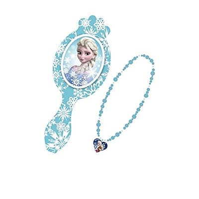 Disney Taldec - A1501977 - Décoration De Cheveux - Brosse Avec Collier - Reine Des Neiges