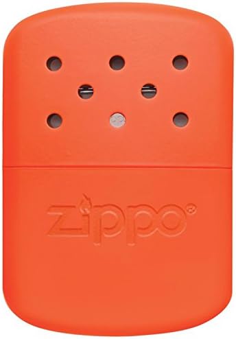 Zippo Handwarmer-12 Hour Warmer-Orange Blaze Colour-Can Be Personalised-Outdoor &amp; Indoor use Winter Essential