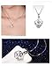 Produktbild ZYCZ S925 eine Reine Silberne glänzende Liebe Herzwürfel Pendelkette kann aktiv Halskette/Exquisite Geschenkbox