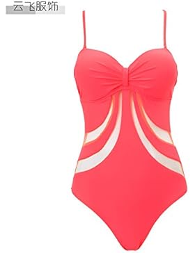 GK-Europa bikini costume intero serie a righe,Rosa,44