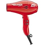 Secador de pelo Parlux - Secador de pelo 2200 W de luz salón profesional Advance - Rojo