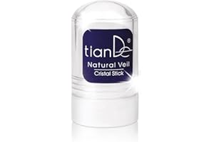 TianDe Desodorante Natural cristal de Alumbre de palo 100% en formato de 60 g. Eficaz contra el olor y el sudor. Ideal para pieles sensibles.