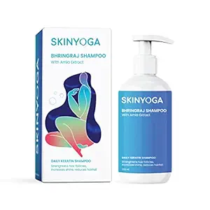 Skinyoga Bhringraj Shampoo Gentle Sulphate-free, C, Reduces Hairfall, Strengthens Hair, Pack of 1, Quantity 250ml
