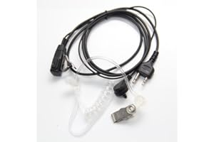 Hensych® KIT Bodyguard FBI OREILLETTE Micro pour 2-Jack Midland Alan Talkie Walkie