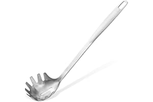 ‎STANLEY ROGERS Stanley Rogers – Spaghettilöffel aus rostfreiem Edelstahl – Nudellöffel in satinierter Optik – Spülmaschinenfestes Küchen Zubehör