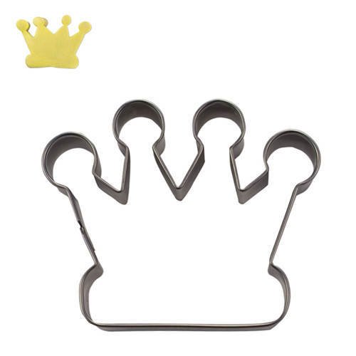 Ausstechform, Krone, Edelstahl, ca. 7,5cm