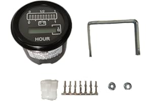 JWDAWN Jauge de batterie pour chariot de golf 52 mm 12 V 24 V 36 V 48 V 72 V 80 V pour Curtis 803RB2448BCJ3010 803RB2436BCJ3010 803RB7280BCJ3010 (calibre 24 V)