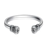 Anyeda Damen Schmuck, Damen Armband 925 Sterling Silber Armband Faust Armband