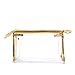 BESTIM INCUK Transparent Plastic PVC Cosmetic Bag Makeup Bag Travel Toiletry Bag Organiser,Gold