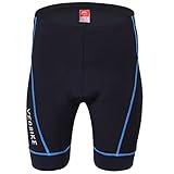 Cycorld Pantaloncini Ciclismo Uomo, Pantaloni 3D Imbottiti Bici, Funzione Coolmax e Antibatterica