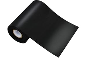 TONIFUL Grand ruban de satin Noir de 10 cm x 10 M de large pour la découpe de cérémonie, kit de découpe pour chaise, écharpe, table, cheveux, emballage cadeau, décoration de fête de mariage