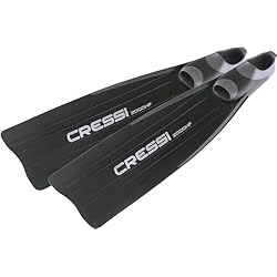 Cressi Gara 2000 HF - Aletas de buceo y natación para hombre, tamaño 42/43, color negro