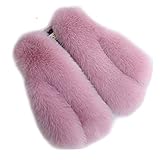 Die FOLOBE Kinder- und Damenpelzweste besteht aus hochwertigem Kunstpelz, der umweltfreundlich und natürlich ist. Sie müssen sich keine Sorgen machen, dass Tiere mit ihrem Fell geschädigt werden. Wir versprechen wilde Tiere zu schützen!