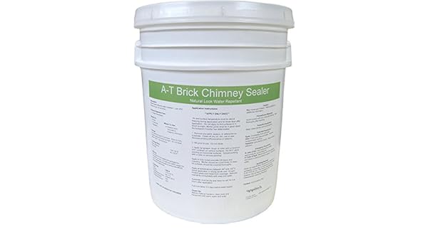 A T Brick Chimney Sealer 5 Gallon Easy Use Siloxane Brick Sealer