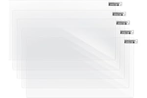 HysiPrui 5 Pack LCD Screen Protector for Parts and Accessories, 3D Printer, Anti-Scratch Protective Films with High Light Transmission for SLA Resin 3D Printer ELEGOO Mars 4/Mars 4 Ultra