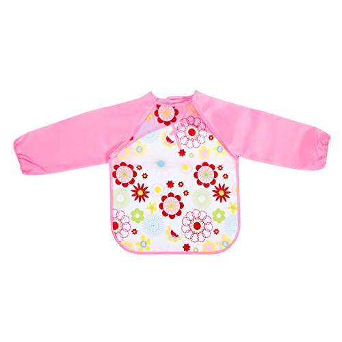 CHIC-CHIC Lässig Lätzchen Long Sleeve Waterproof Bib Lätzchen Halstuch Schürze Füttern langarm wasserdicht Baby Kleinkinder Unisex