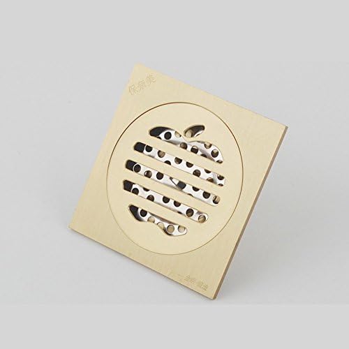 YALL All copper floor drain shower floor drain removable cover tiles insert floor drain 10 * 10