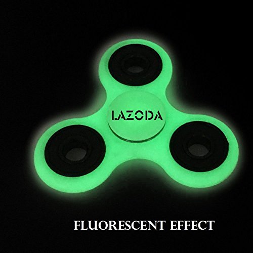 Hand Spinner Stress Relief Toy, Tri-Spinner Fidget Toy 3D Printing EDC Focus Toy for Killing Time (Glow in the Dark)