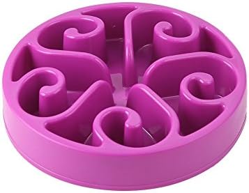 Nopson Pet Dog Slow Feed Bowl, PBA Free, Fun Interactive Slow Food Bowl, Anti Gulp &amp; Stop Dog Bowl