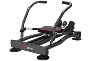 BOUDECH Ventilateur de fitness ultra silencieux avec résistance réglable et écran LCD