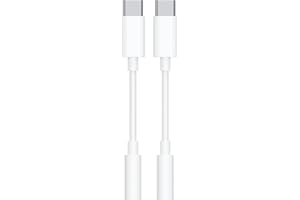 Tayte [2PC Kopfhörer Adapter für iPhone 16 USB C auf 3.5mm Kopfhöreranschluss Adapter USB C auf Klinke Dongle Kompatibel mit iPhone 15/15Pro/16Pro/16Pro Max,Samsung Galaxy S24/S23/S22Ultra/Note20/10