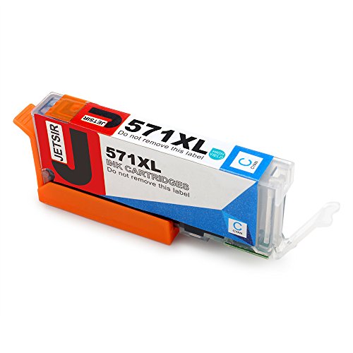 JETSIR Ersatz für Canon PGI-570XL CLI-571XL Druckerpatronen, Hohe Ergiebigkeit Kompatibel Mit Canon PIXMA MG5750 MG5751 MG6850 MG6851 TS6050 TS6051 TS5050 TS5051 MG5752 MG5753 TS5053 TS5055 TS6052 Drucker (No Grau. 1 Groß Schwarz, 1 Klein Schwarz,1 Cyan,1 Magenta,1 Gelb) - 4