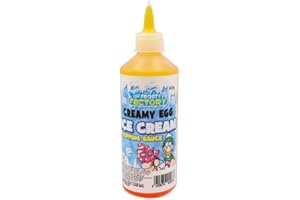 Ellies Jellies Crazy Frosty Factory Creamy Egg Ice Cream Topping Sauce 625ml x1