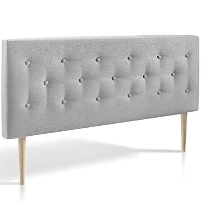 Marckonfort Tête de lit Oslo 150 cm, capitonnée Tissu Grey
