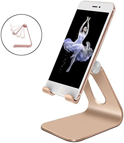 ximiuk Phone Stand Adjustable iPhone Dock Universal Holder for iPhone X 8 7 6 6s plus 5 5s 4 4s Nintendo Huawei Samsung S3 S4 S5 S6 S7 S8 Accessories Desk other Smart Phones-Gold