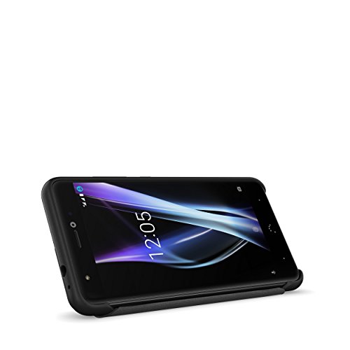BQ Aquaris X X Pro Duo Black Case - Funda con Tapa  Color Negro