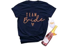 SLENDSHAPER JGA Camiseta del equipo de novia, camiseta para mujer, despedida de soltero, camiseta de dama de honor (S-3XL)