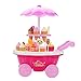 Produktbild 39 Stücke Qianle Eiszubehör mit Wagen Spielzeug als Geschenk,Erziehungsspielzeug,Familie spielen 39-teilig Pink