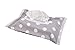 Vizaro - Baby Wipes Case Cover/ Tissue Holder - 100% Premium Quality Luxury Cotton - Polka Dots Collection - White & Grey Colours - Tested against harmful substances - Made in EU