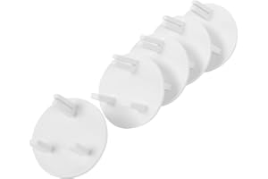 Norjews 20 Pack Plug Socket Covers UK, Child Safety Plug Socket Sovers Baby UK, Socket Protectors for Sockets UK - White