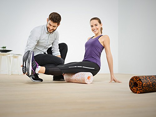 Faszienrolle Blackroll Orange MED (Das Original) – Massagerolle für die Faszien mit Anleitung, Übungs-DVD, Übungsposter - 3